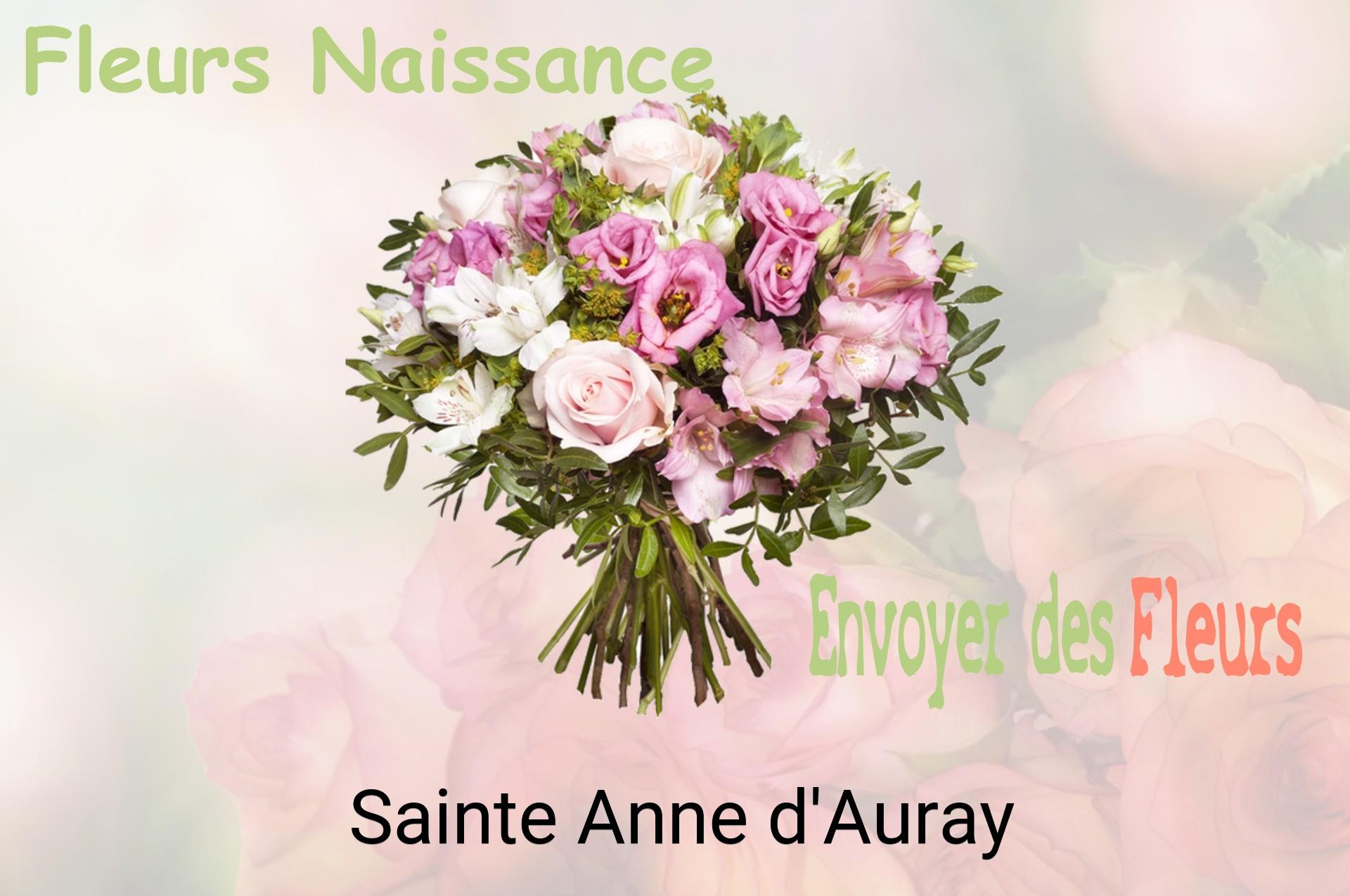 Bouquet de fleurs de naissance livré à Sainte-Anne-d'Auray